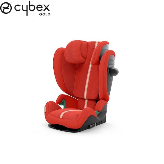 Siège auto Solution G i-Fix Tissu Plus Hibiscus Red  de CYBEX