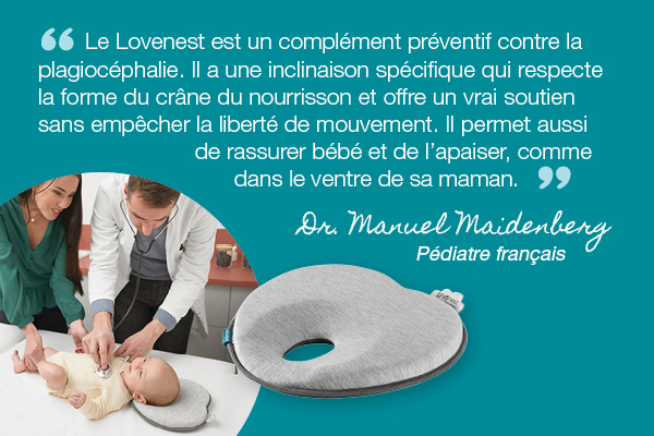 Coussin De Tete Lovenest Original Gris De Babymoov Cales Bebe Aubert