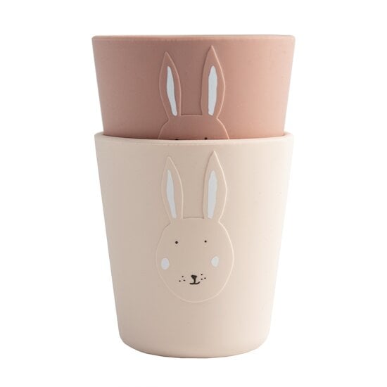 Lot 2 Gobelets silicone Mrs. Rabbit  de Trixie