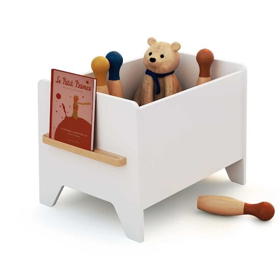 Pirate Coffre à jouets Blanc et Hêtre  de Webaby