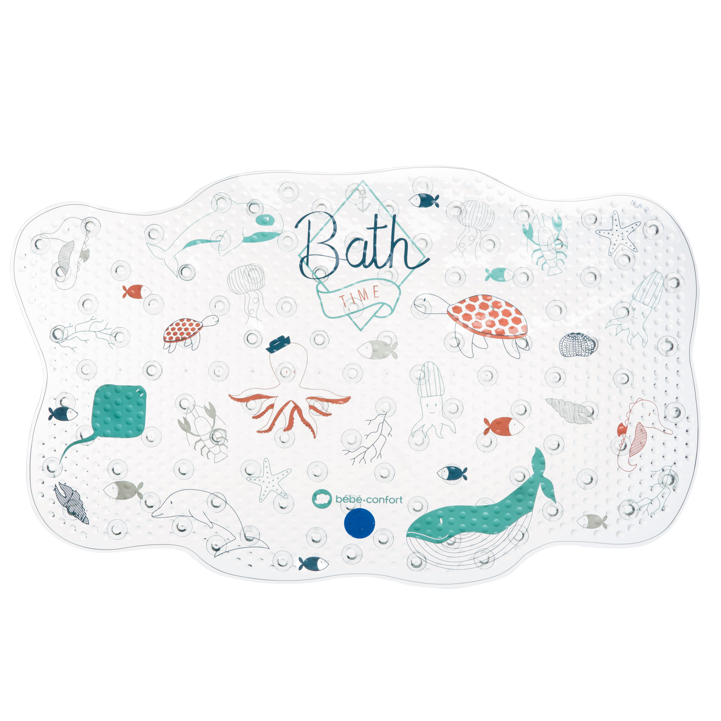 Grand Tapis De Bain Thermosensible Water World Bleu De Bebe Confort Accessoires De Bain Aubert