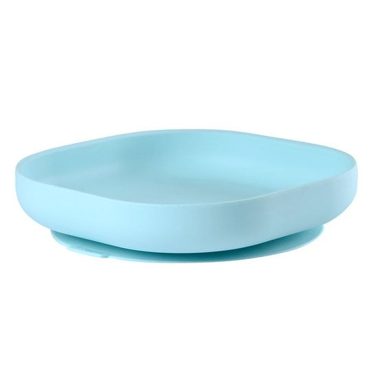 Assiette silicone ventouse  Light Blue  de Béaba