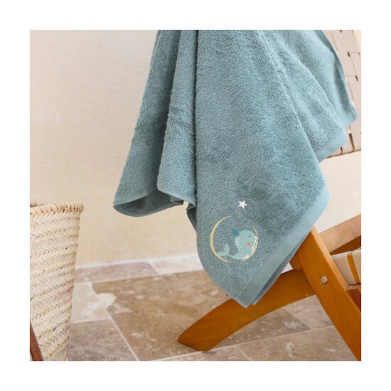 Serviette bébé Baleine Lagon  de L'Oiseau Bateau Serviette bébé Baleine Lagon  de L'Oiseau Bateau