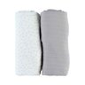 Mix & Match 2 Draps housses Mousseline Bio