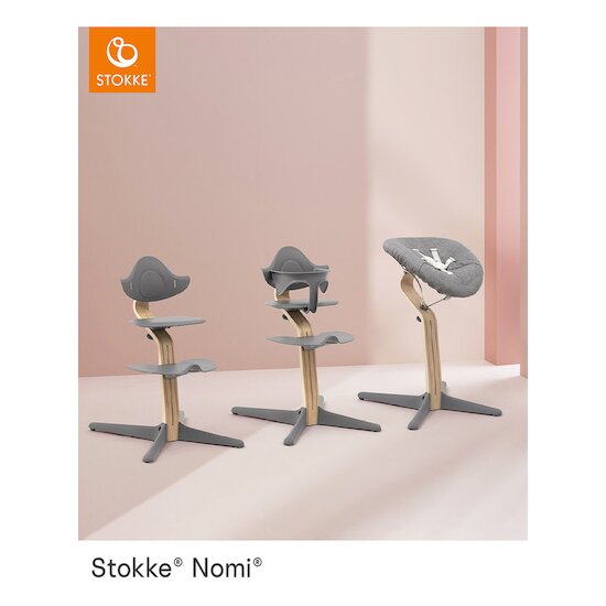 Chaise Nomi® Noyer Gris  de Stokke® Chaise Nomi® Noyer Gris  de Stokke®