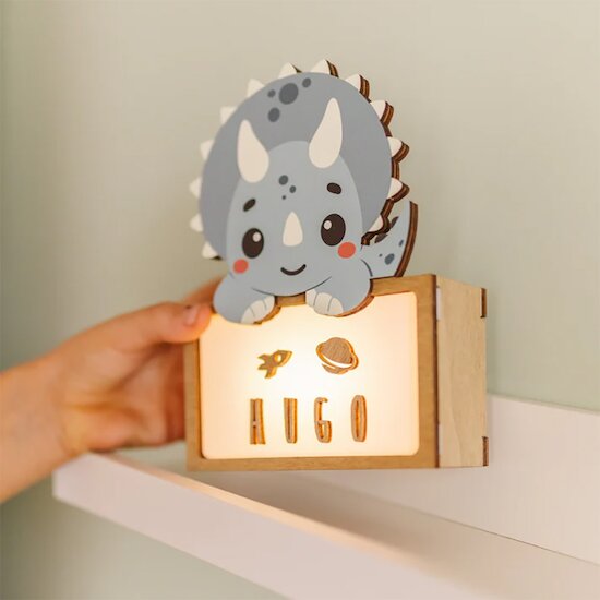 Lampe Mini Triceratops  de Vintiun Lampe Mini Triceratops  de Vintiun