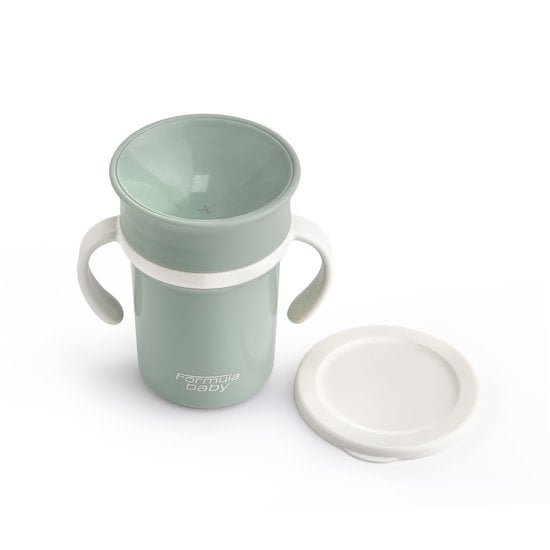 Tasse 360 anti-fuites Vert 200 ml de Formula Baby