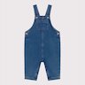 Salopette bébé en jean élasthanne jambes longues