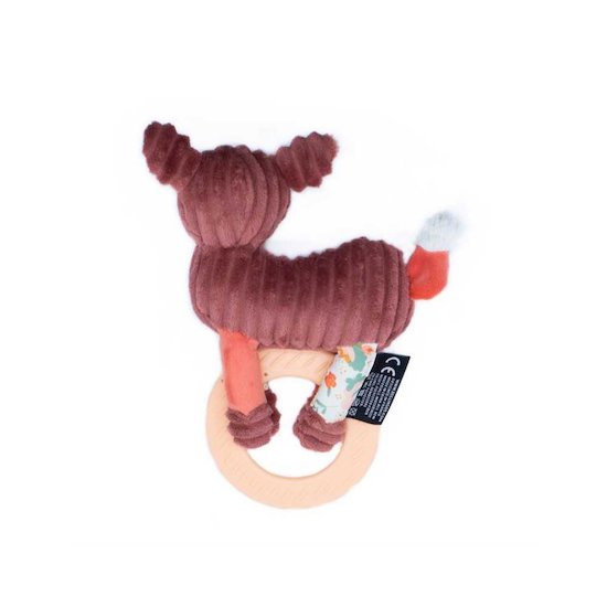 Mélimélos Peluche à machouiller Biche  de Les Déglingos