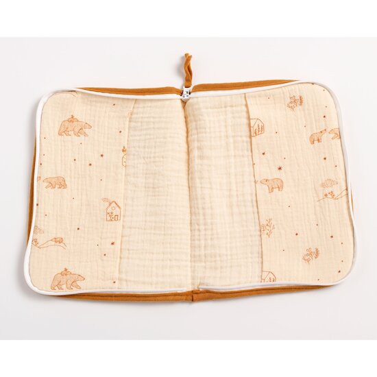 Orsino Housse Carnet de santé Vanille  de Sauthon Baby Déco Orsino Housse Carnet de santé Vanille  de Sauthon Baby Déco