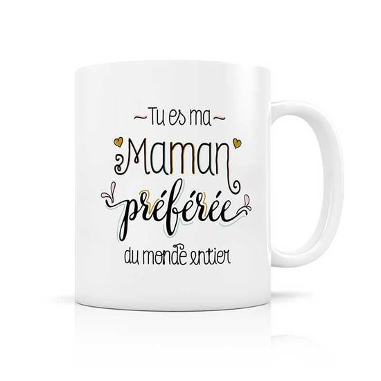 Mug Maman préférée  de Label Tour