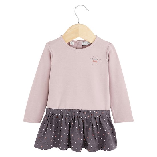 Robe à volants manches longues Lapinette Imprimé paillettes  de Marèse