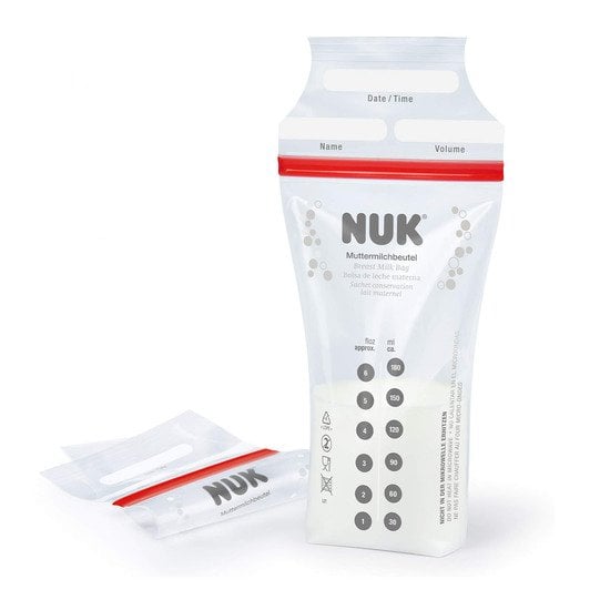 25 sachets de conservation lait maternel   de Nuk