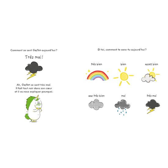 Les émotions de Gaston J'ai peur  de Hachette Jeunesse