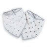 Lot de 2 bavoirs bandana