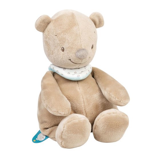 Mia & Basile Peluche Ours 28 cm de Nattou