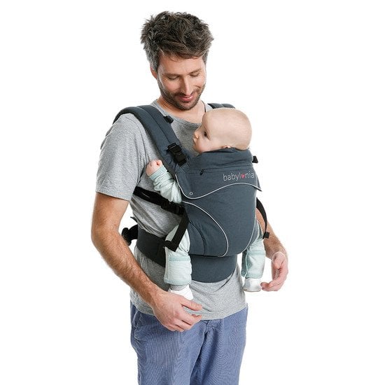 Porte-bébé ergonomique évolutif Flexia Dark Grey  de Babylonia