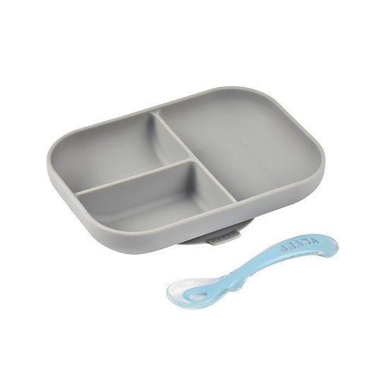 Set repas silicone 2 pièces Grsi  de Béaba