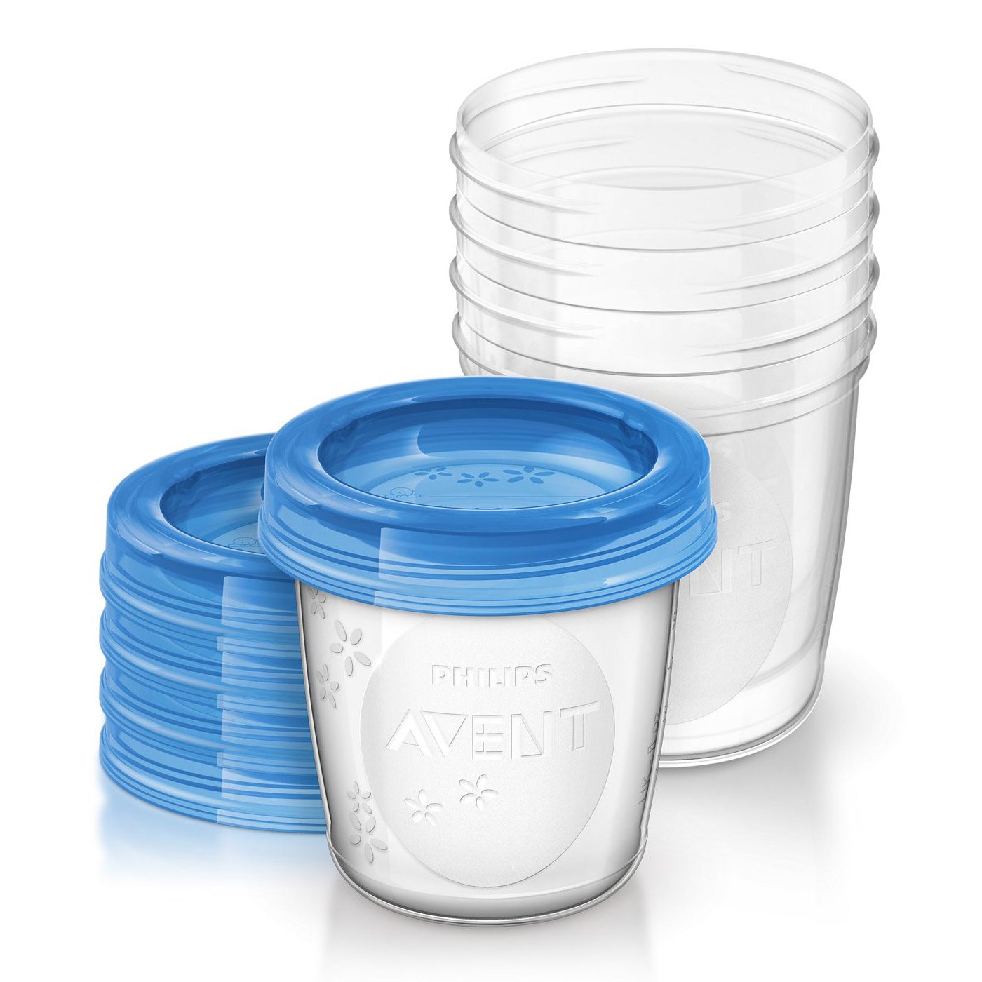 5 Pots de conservation 180ml avec couvercles de Philips AVENT