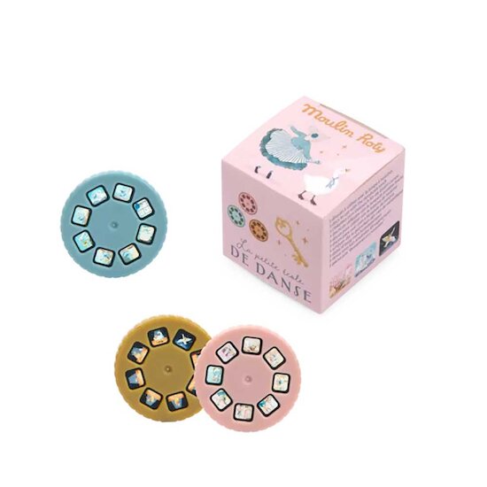 La Petite École de Danse 3 disques pour lampe à histoires   de Moulin Roty