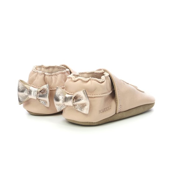Chaussons Pretty Swan  Rose clair 19/20 de Robeez Chaussons Pretty Swan  Rose clair 19/20 de Robeez