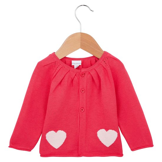 Cardigan Rose Azalea 6 mois de P'tit bisou