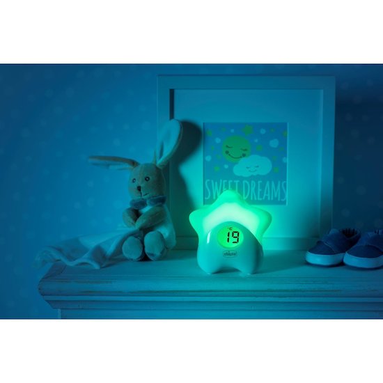 Veilleuse thermomètre Sweet Lights Blanc  de Chicco