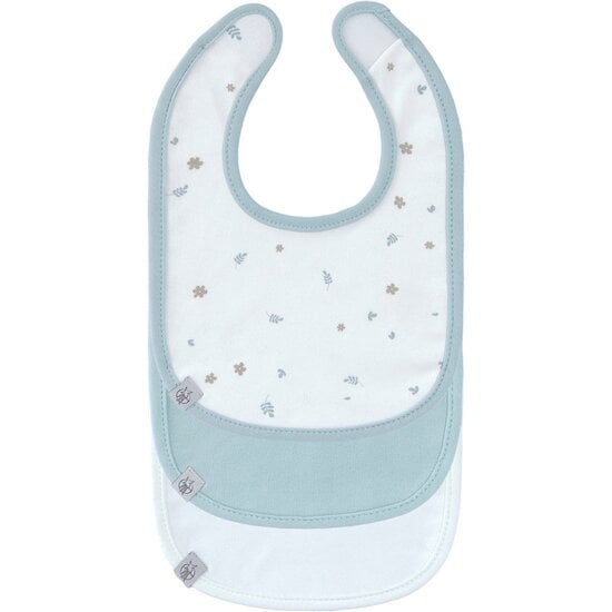 Lot de 3 bavoirs naissance Floral 0-6 mois de Lässig