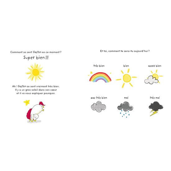 Les émotions de Gaston Je suis tout fou-fou  de Hachette Jeunesse