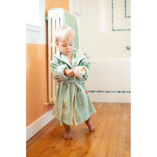 Peignoir Pingouin Vert 4-6 ans de L'Oiseau Bateau Peignoir Pingouin Vert 4-6 ans de L'Oiseau Bateau