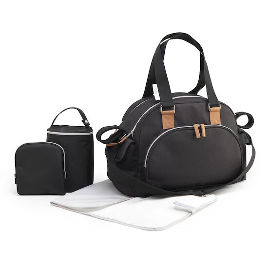 Sac à langer initial Black  de Maïka