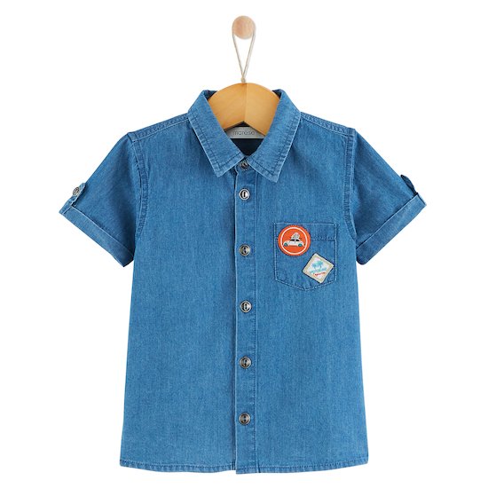 Chemise en denim Super Bolides Bleu  de Marèse