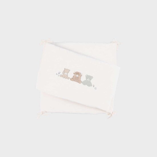 Tour de lit Fluffy, Orso et Lily Beige  de Noukies Tour de lit Fluffy, Orso et Lily Beige  de Noukies