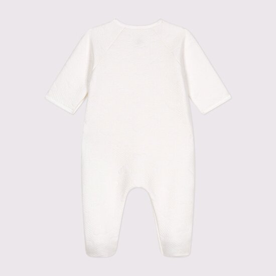 Pyjama en tubique bébé Marshmallow  de Petit Bateau Pyjama en tubique bébé Marshmallow  de Petit Bateau