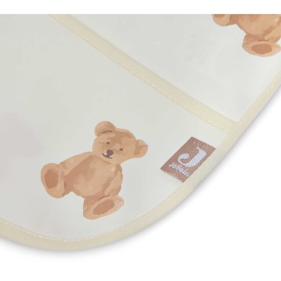 Bavoir à manches impérméables Teddy Bear  de Jollein Bavoir à manches impérméables Teddy Bear  de Jollein