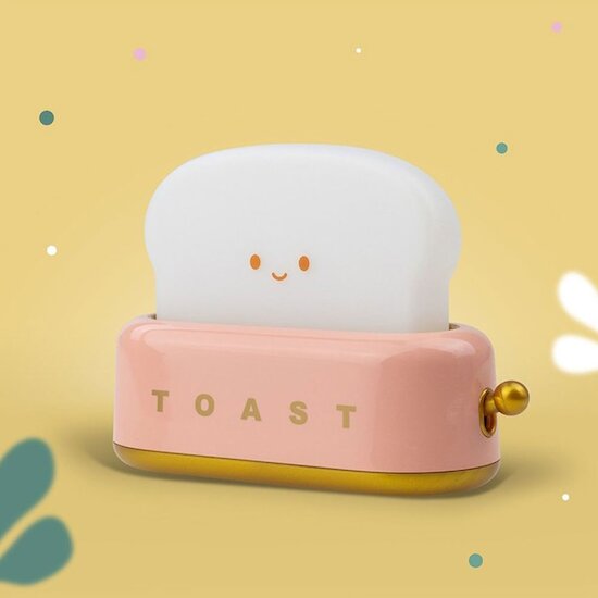 Veilleuse Led Toaster Rose  de Mary's