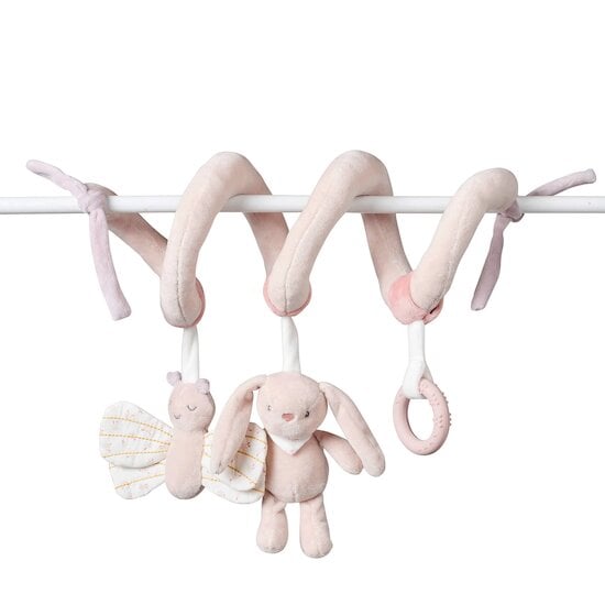 BelleStyle Jouet Poussette Bebe, Jouets D'éveil Bebe 0 3 6 9 12 Mois,  Spirale D'activité Bebe Peluche Hochets Jouet à Suspendre pour Landau  Berceau