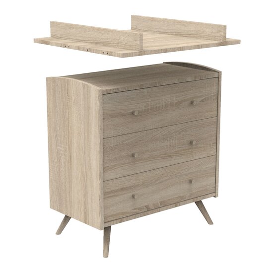Access Commode 3 tiroirs Bois  de Sauthon Baby's Sweet Home Access Commode 3 tiroirs Bois  de Sauthon Baby's Sweet Home