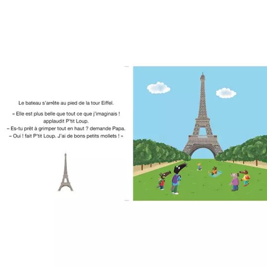 P'tit Loup Visite Paris   de AUZOU