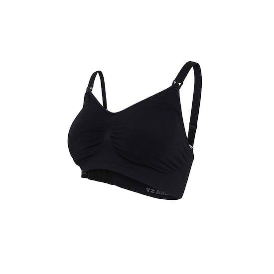 Soutien-gorge d'allaitement rembourré sans coutures Noir  de Carriwell