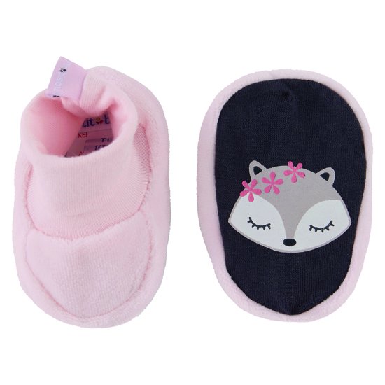 Chaussons collection Little Fox Rose Câlin Naissance de P'tit bisou