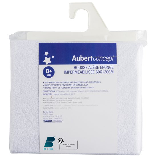 Housse alèse éponge