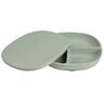 Assiette en silicone avec couvercle