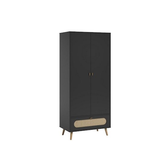 Armoire 2 portes Canne Noir  de Vox