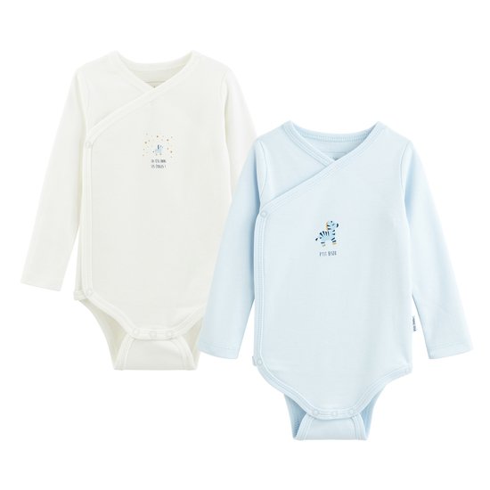 Zèbre lot de 2 bodies