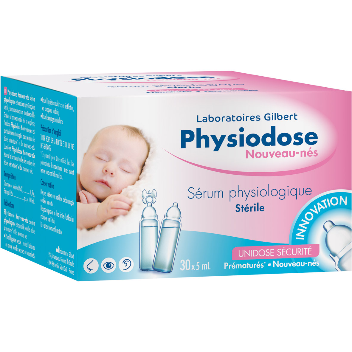 Physiodose Serum Physiologique Nouveau Ne De Laboratoires Gilbert Cosmetiques Aubert