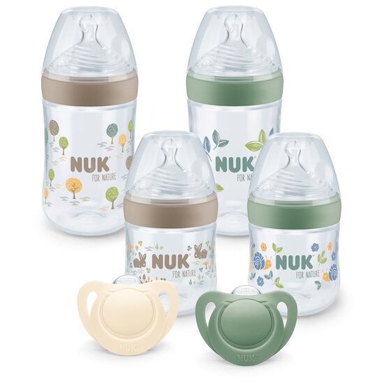 Nuk Nature Sense Biberon avec Température Control - Tétine