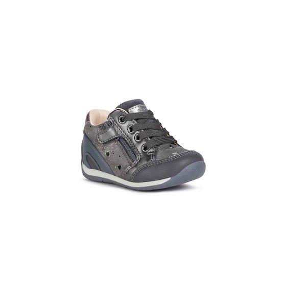 Sneakers Each Gris foncé 24 de Geox Respira