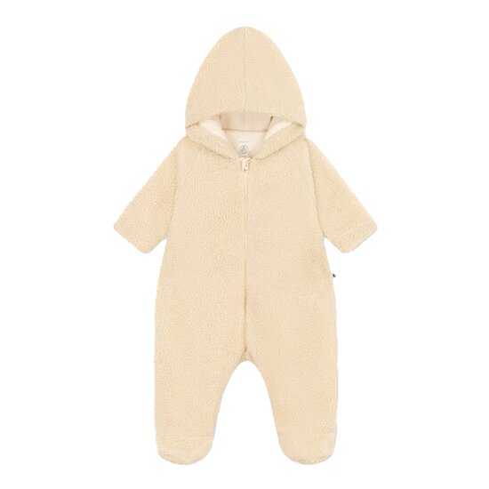 Combipilote à capuche en sherpa bébé Beige avalanche de Petit Bateau,  Vestes & manteaux Fille : Aubert