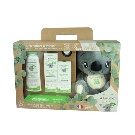 Coffret cadeau naissance bébé en velours A01AI00